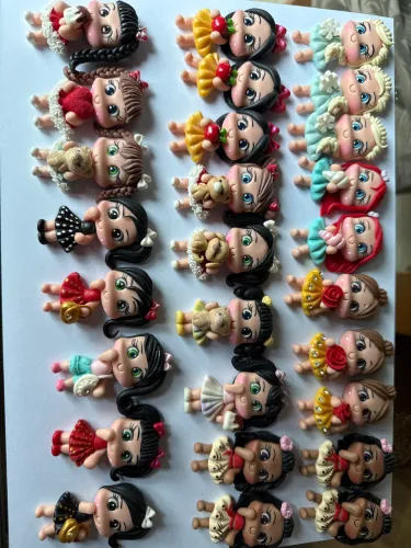 Aplique de biscuit , pode ser usados em laços decoração infantil.