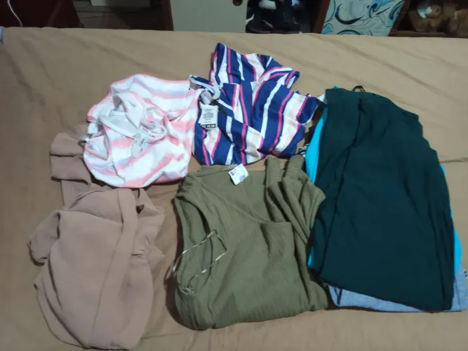 Lote de roupas novos tam G 