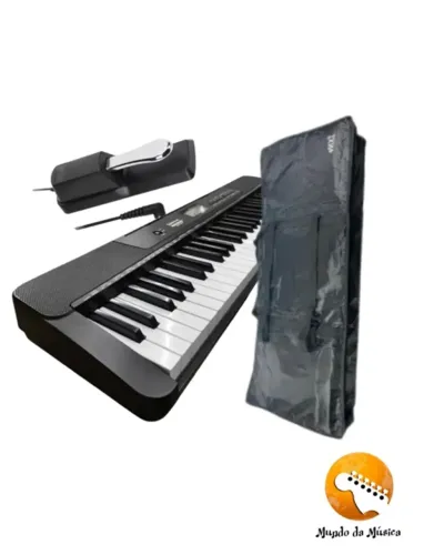 KIT- Teclado Waldman + Bag Extra Luxo + Pedal Sustain - DIA DAS CRIANÇAS