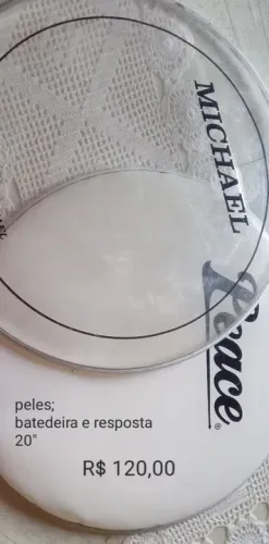 Bateria - peles de 20'', 12" e 14"
