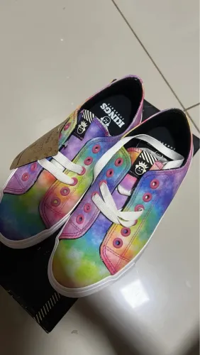 Tênis Kings Sneakers Tie Dye Colorido Unissex
