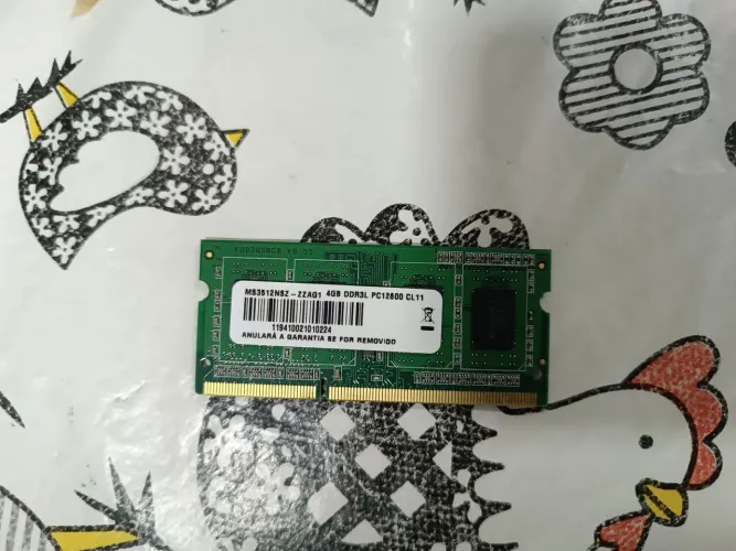 Memória RAM DDR3L 4GB PC12800 CL11
