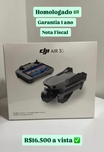 DJI Air 3S Fly More Combo BR com NF Nacional 