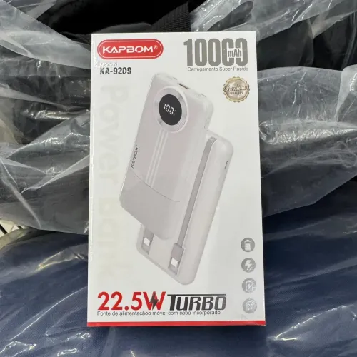 Carregador portátil Power bank turbo 22.5W