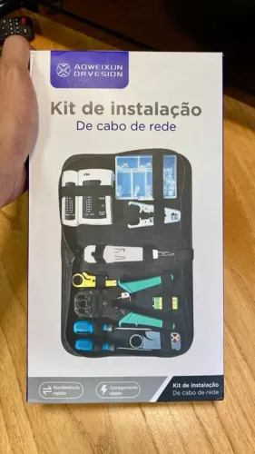 Kit de Instalação de Cabo de Rede completo