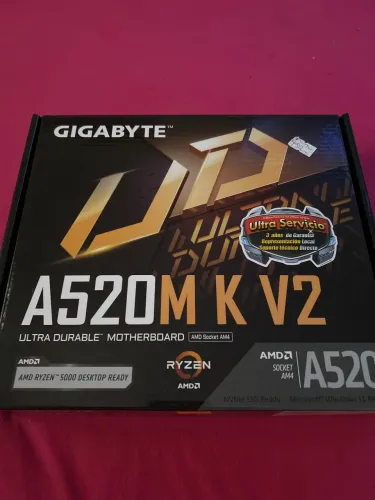 Placa mãe Gigabyte A520M K V2