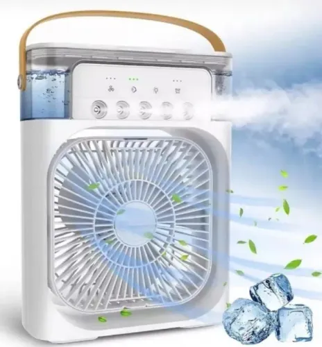 Umidificador e ventilador de mesa