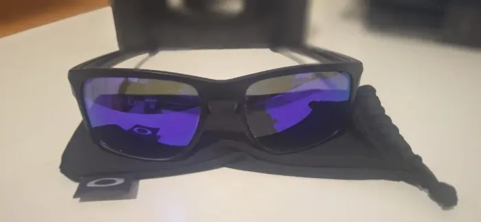 Óculos de sol Oakley Silver - original -lentes azuis