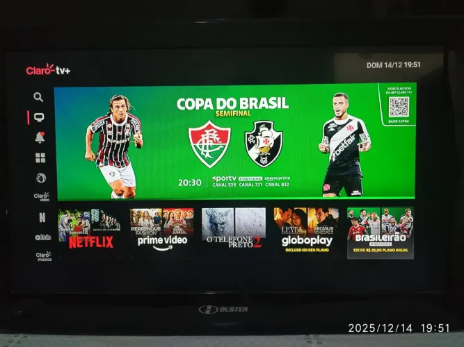 TV 32" Buster 110 V- C/ Suporte de Parede