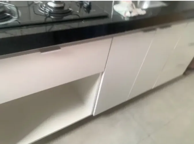 Balcão de pia sob medida de mdf 