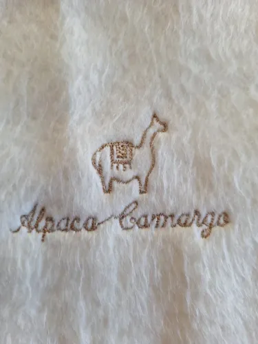 Cachecol alpaca peruana, fabricante: Camargo, peças novas.