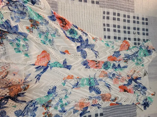 Vestido curto floral