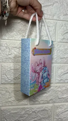Sacola de Papel Personalizada Stitch