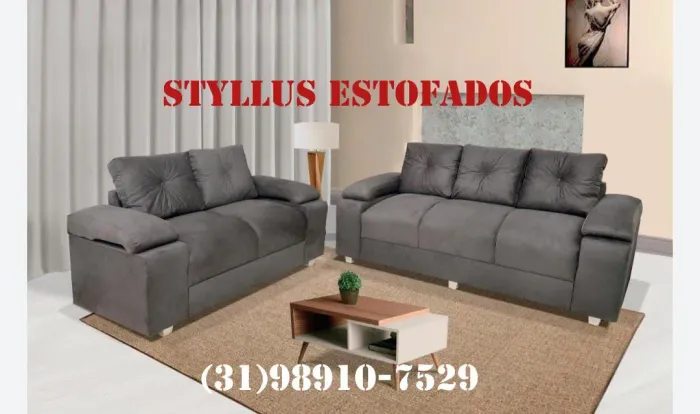Sofá de 2 e 3 lugares - Styllus Estofados