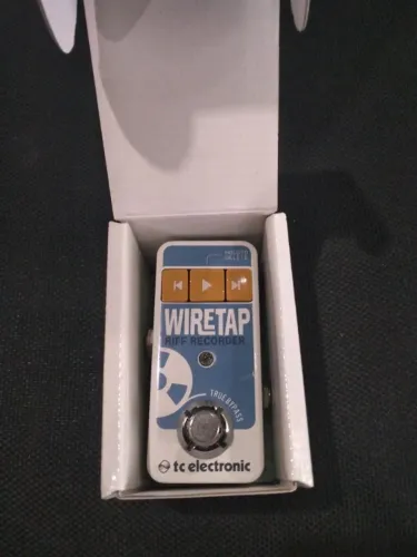 Pedal de gravação T.c. Guitar Wiretap Riff Record
