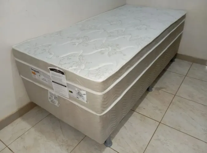 Cama Box Solteiro Ortobom 88x188 ( Pronta Entrega ) Conforto Garantido