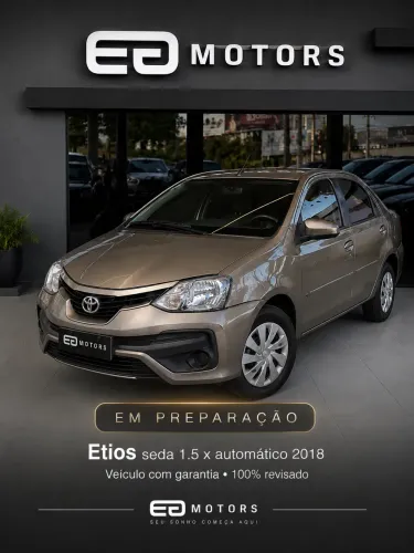Toyota Etios X Sedan 1.5 Flex 16V 4P Aut. 2018