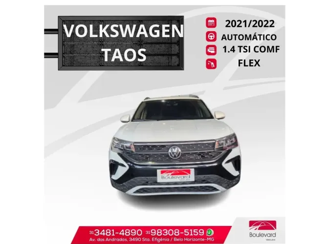 Volkswagen Taos Comfortline 1.4 250 TSI Flex AUT 2022