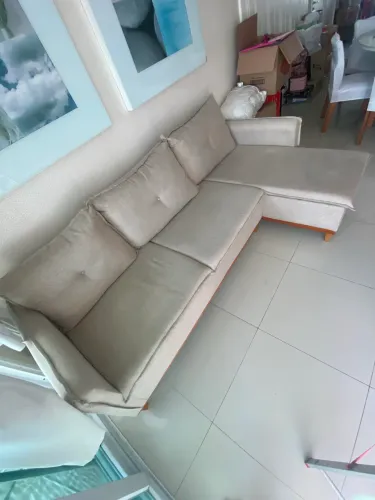 Vendo sofá 2 lugares mais chaise 