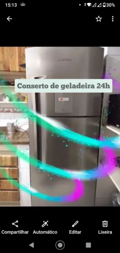 Conserto de geladeira, máquina de lavar, freezer.