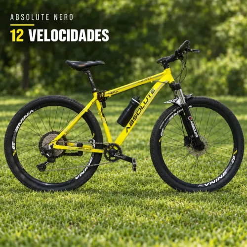 Bicicleta Absolute Nero 12v Aro 29 | Suspensão e freios hidráulicos