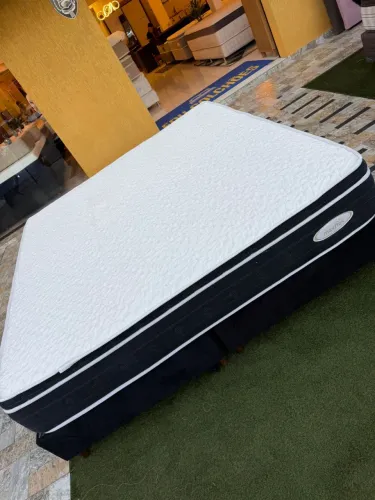 Cama box SUPER KING MAXFLEX TOP SEMINOVA - ENTREGO 
