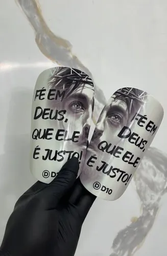 Caneleira personalizada (fé em Deus )