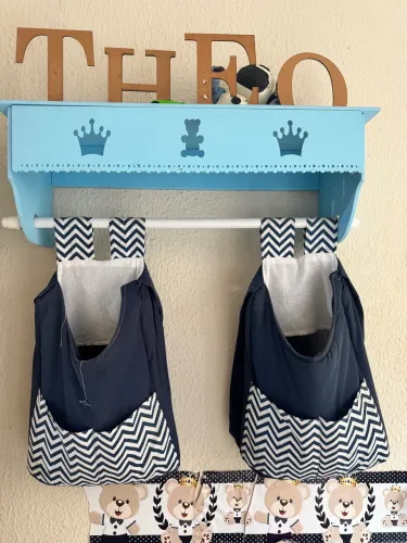 Porta fraldas + prateleira