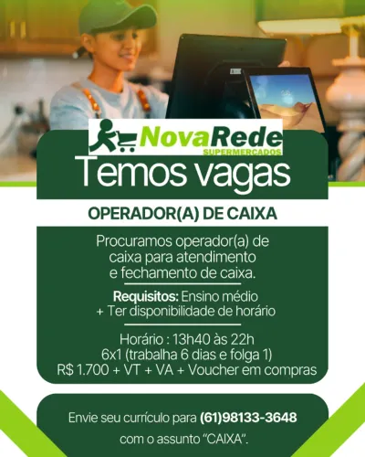 Operador de Caixa