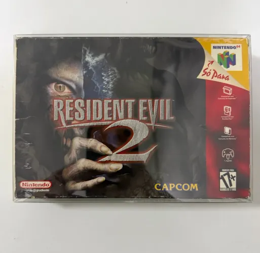 Resident Evil 2 Nintendo 64 N64 Original Gradiente CIB Completo C/ Caixa