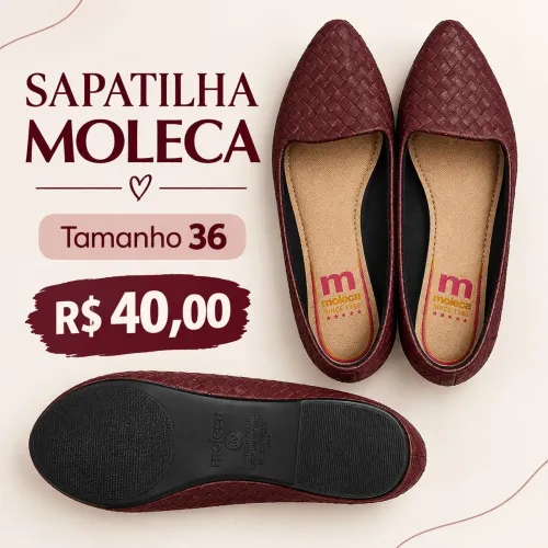 Sapatilha moleca