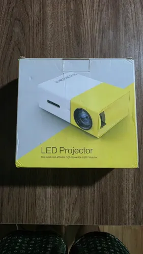 Mini projetor de led