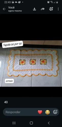 Tapete de croche