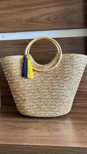 Bolsa de Praia em Palha | Nova | Nunca Usada | Elegante
