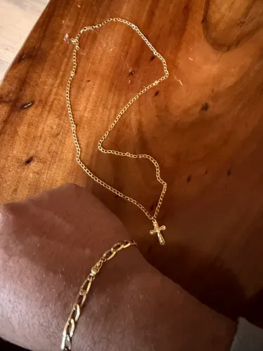 Cordão e pulseira ouro 18 k