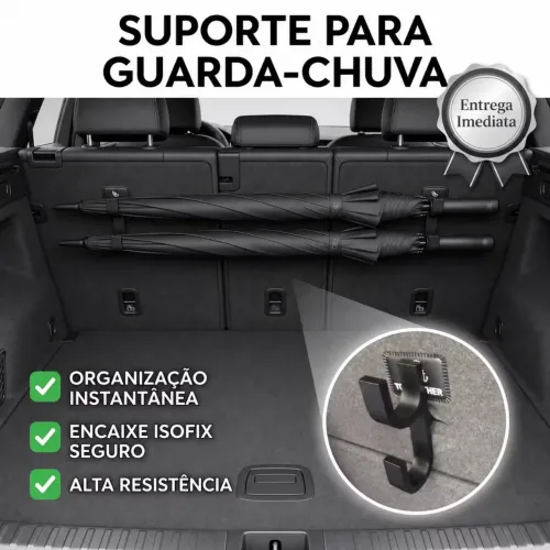 Ganchos Duplos para Guarda-Chuvas em ISOFIX<br>CaptainBackfir