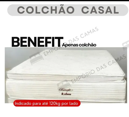 Colchão casal Benefit molas pocket ensacadas individualmente Bonsono 