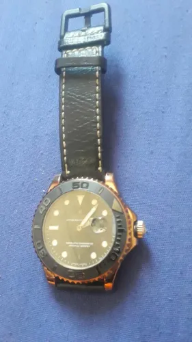 Rolex chainon pulseira de couro