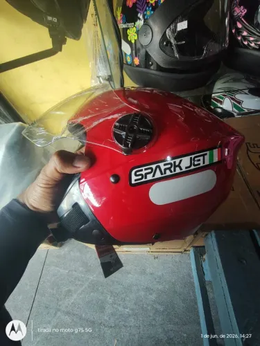Capacete Spark Jet Novo