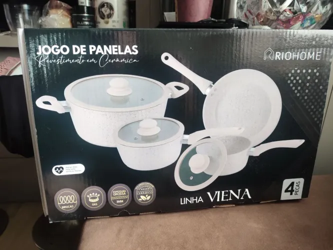Jogo de panela de indução - Rio Home - 5 Peças