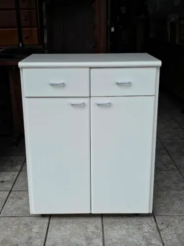 Balcão Década de 90 com Rodizio em formica e compensado naval