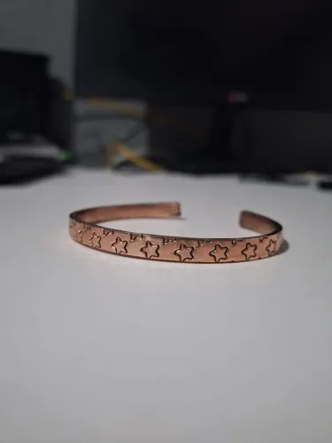 Pulseira em cobre puro ESTRELA