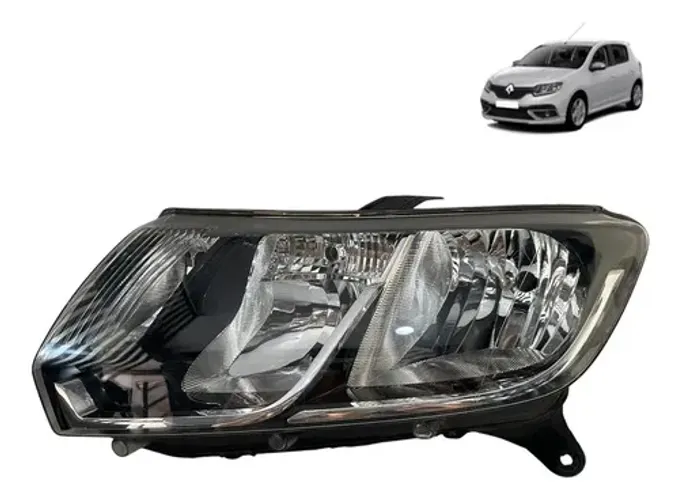 Farol Sandero Logan 2016 2017 A 2020 Esquerdo Original Esquerdo/motorista