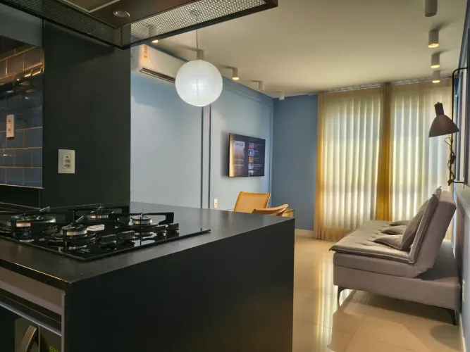 aluguel locação Flat, apartamento de 1 quarto setor Marista mobiliado
