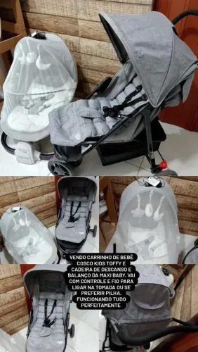 Carrinho de bebê e cadeirinha!