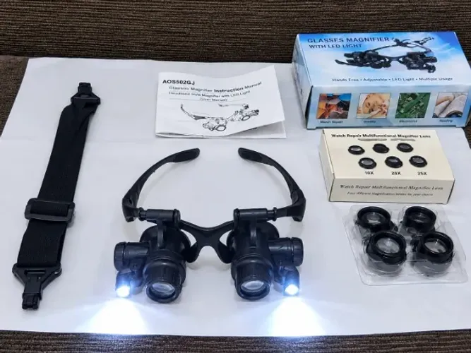 Kit de lupa binocular