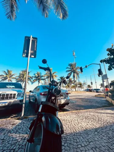 Scooter Eletrica Preta
