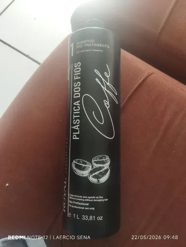 Shampoo plástica dos fios 