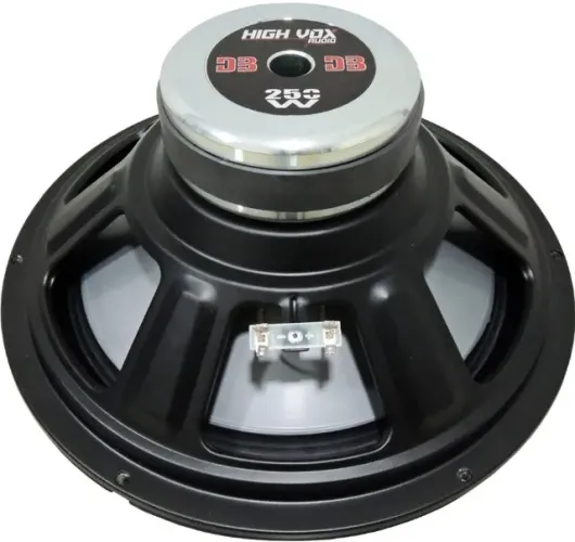 Subwoofer Tormento 250 Watts 4 ohms bobina simples High Vox modelo DB-250W - Leia o Anunci