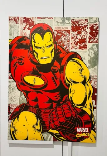 Quadro: Homem de Ferro (Marvel) Oficial - Tela Canvas 50x70cm